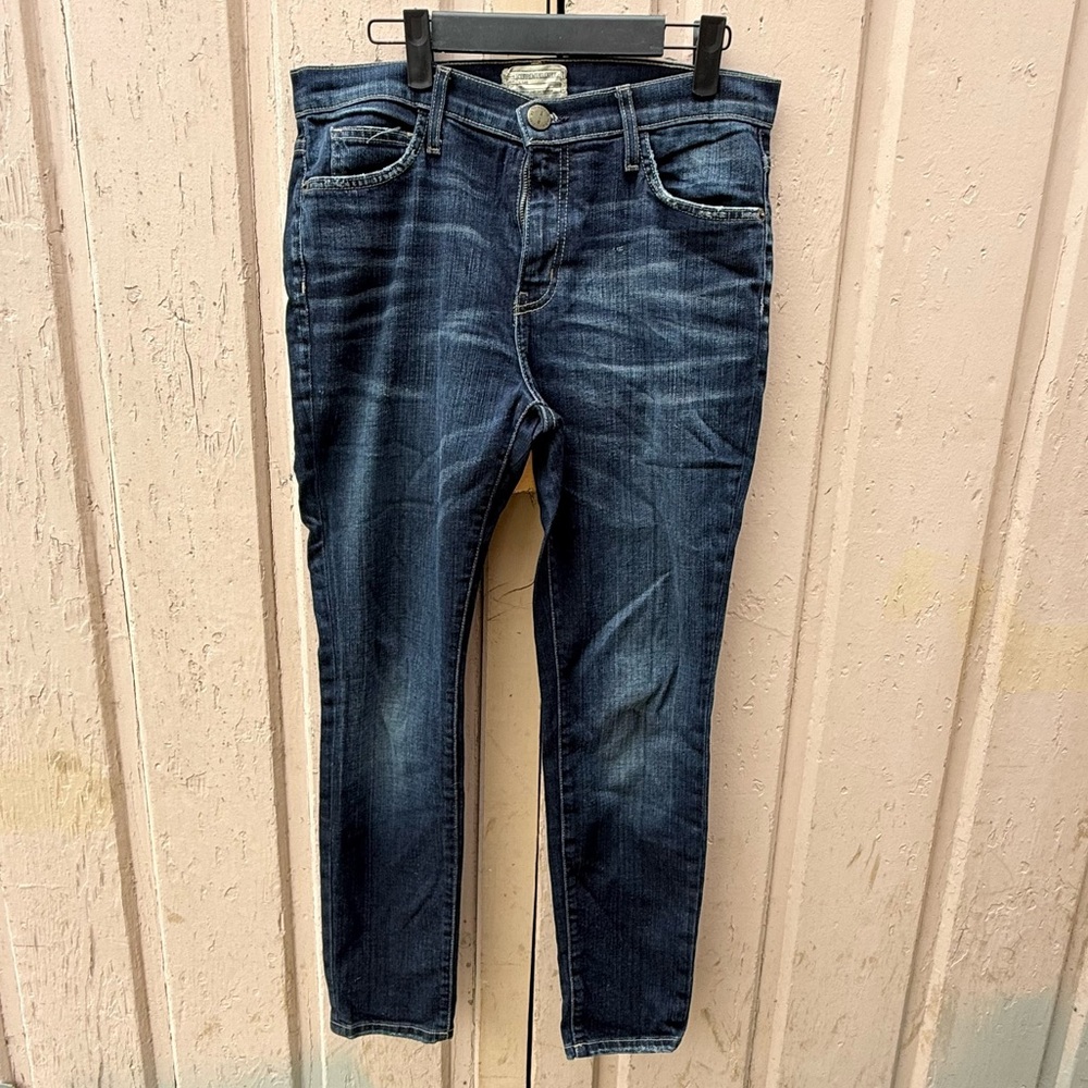 Current/Elliott Dark‎ Blue Denim Jeans